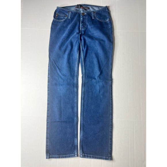 Vintage HASH Jeans RARE Womens Waistless Straight Denim Canada Made 28X33L - Picture 1 of 16